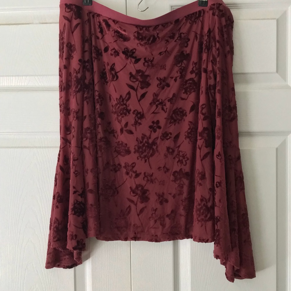 Off the shoulder bell sleeved knox rose for target